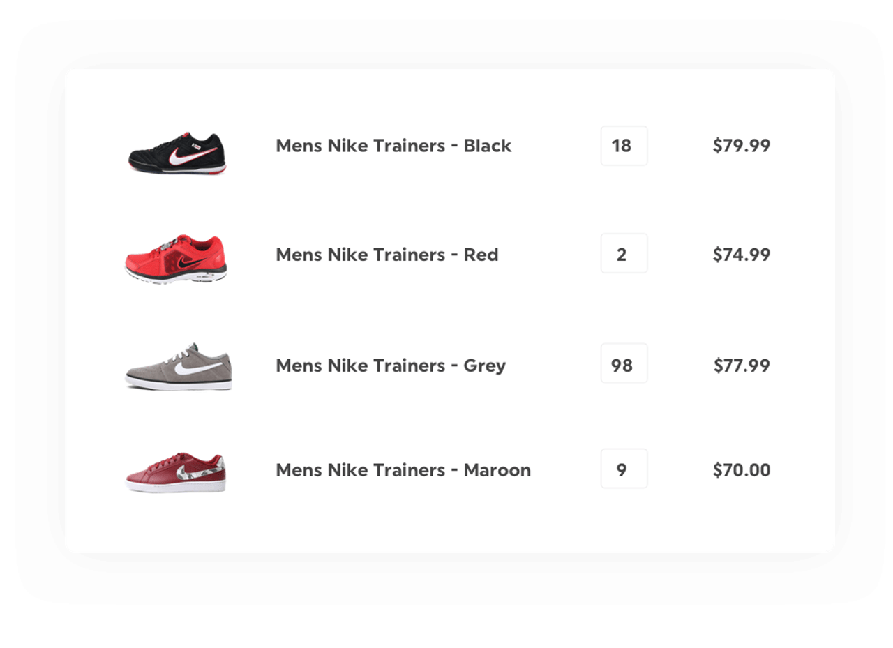 Sell physical products Sell physical products