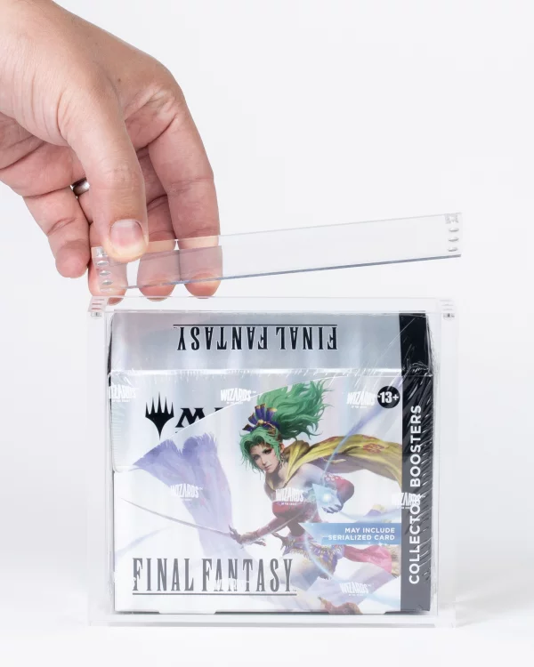 mtg collector booster box protector MTG Collector Booster Box Acrylic Display Case Magnetic Sliding Protective  Case